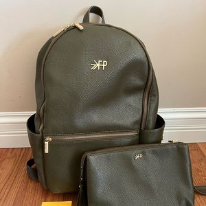 Freshly Picked diaper backpack and pouch set in VGUC